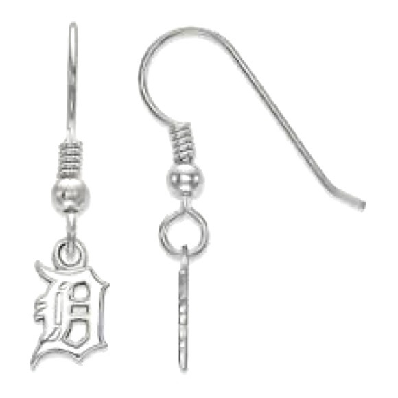 Detroit Tigers D Earrings - Picture 2 of 3